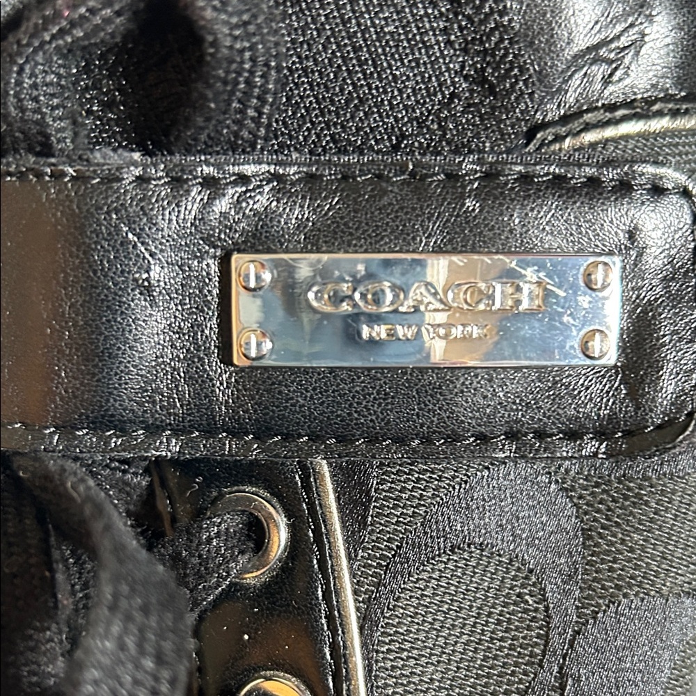 Coach Black Sneakers with Silver Logo - Picture 2 of 8